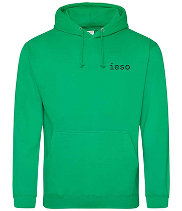 Hoodie - Green (Junior Sizes)